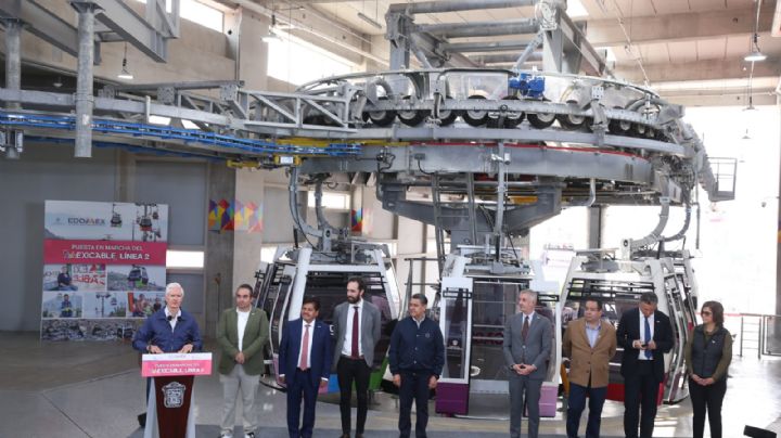 Alfredo del Mazo inaugura la Línea 2 del Mexicable: Conectará Tlalnepantla con la Ciudad de México