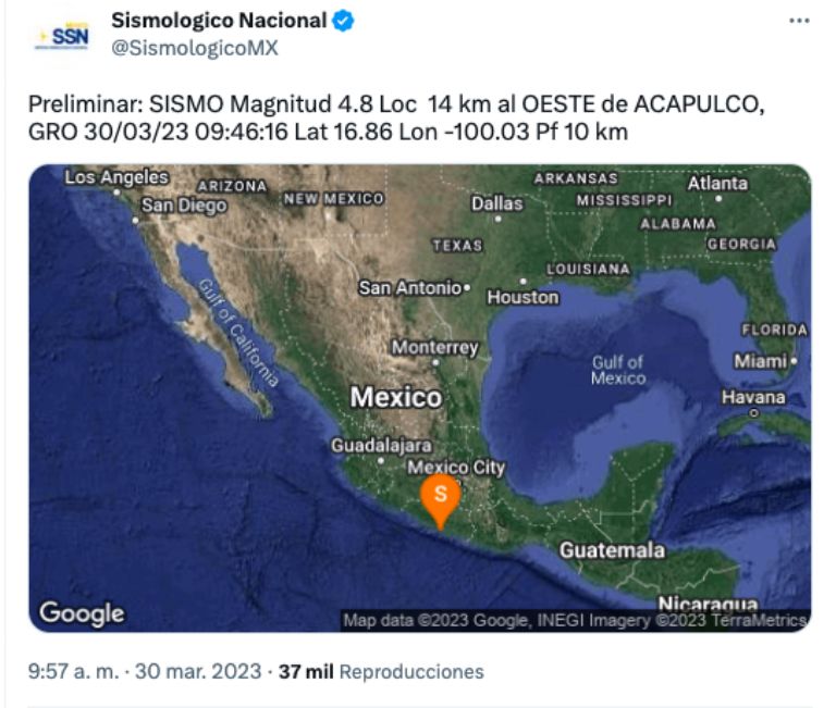 Sismo Guerrero 