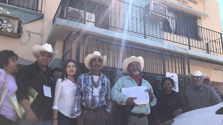 Navojoa: Etnia Yoreme Mayo se manifiesta en las oficinas de la Sedatu