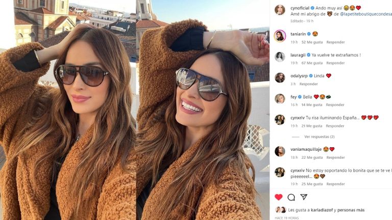 Cynthia luce radiante desde Madrid