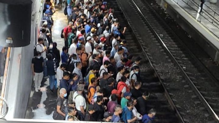 Metro de la CDMX: Reportan estaciones saturadas y retrasos en al menos 4 líneas