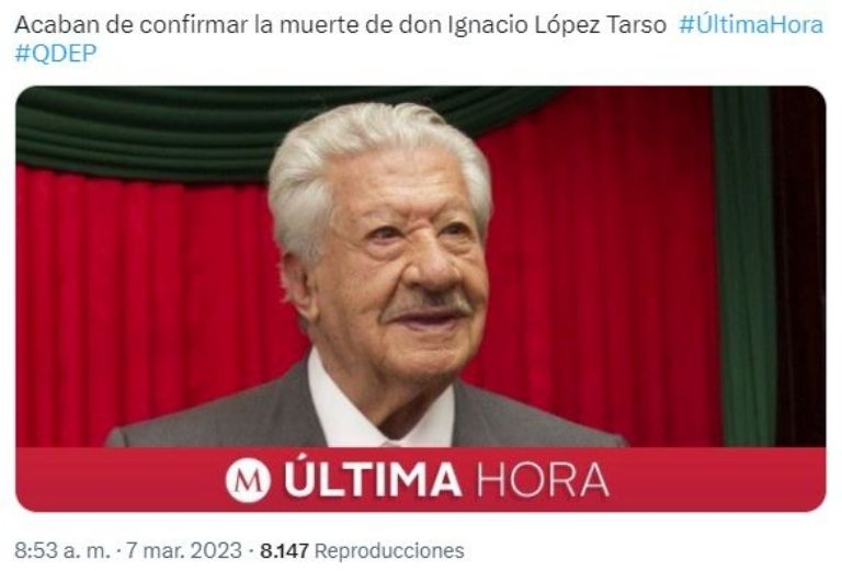 Reportan falsa noticia sobre don Ignacio