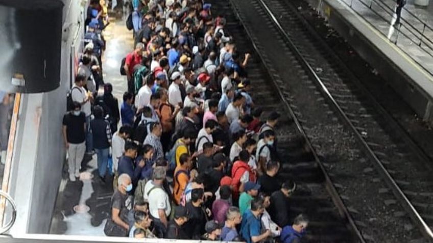 Metro de la CDMX: Reportan estaciones saturadas y retrasos en al menos 4 líneas