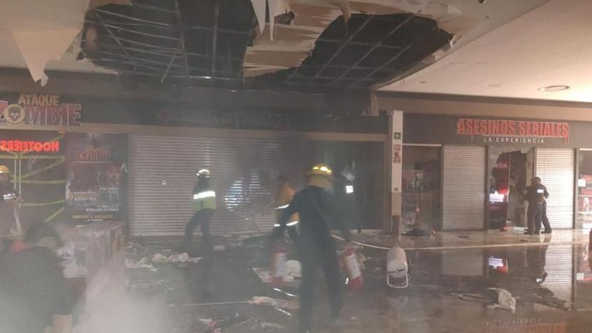 Tren suburbano en CDMX suspende servicio por incendio en Fórum Buenavista; hay 2 heridos