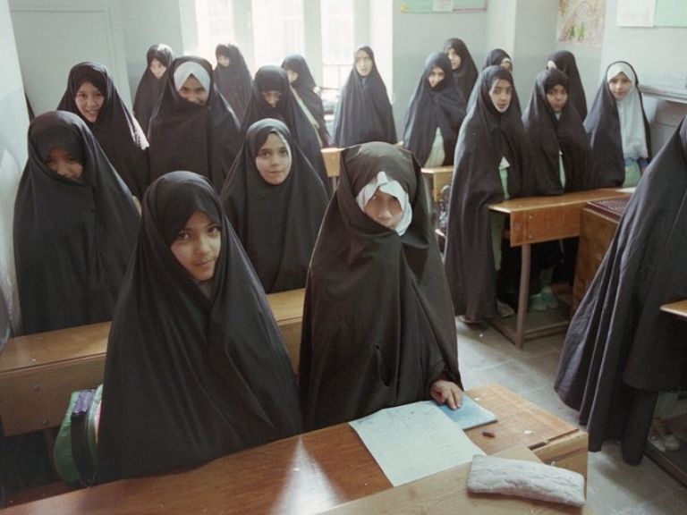 Niñas en Irán 