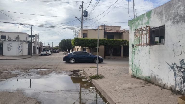 Infraestructura en Ciudad Obregón es deficiente. Foto: Román González
