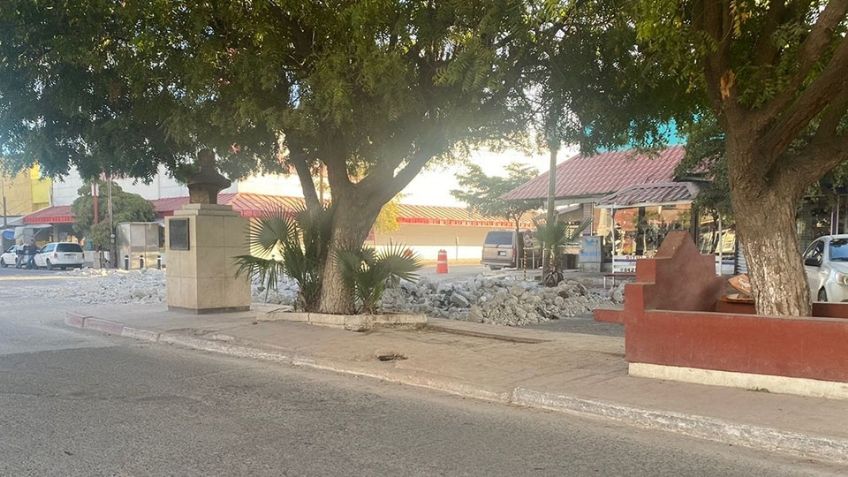 Comienzan los trabajos de reconstrucción de los cruceros 'patito' en Navojoa