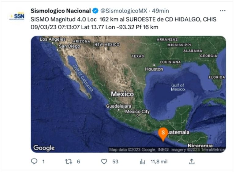Sismo Chiapas 
