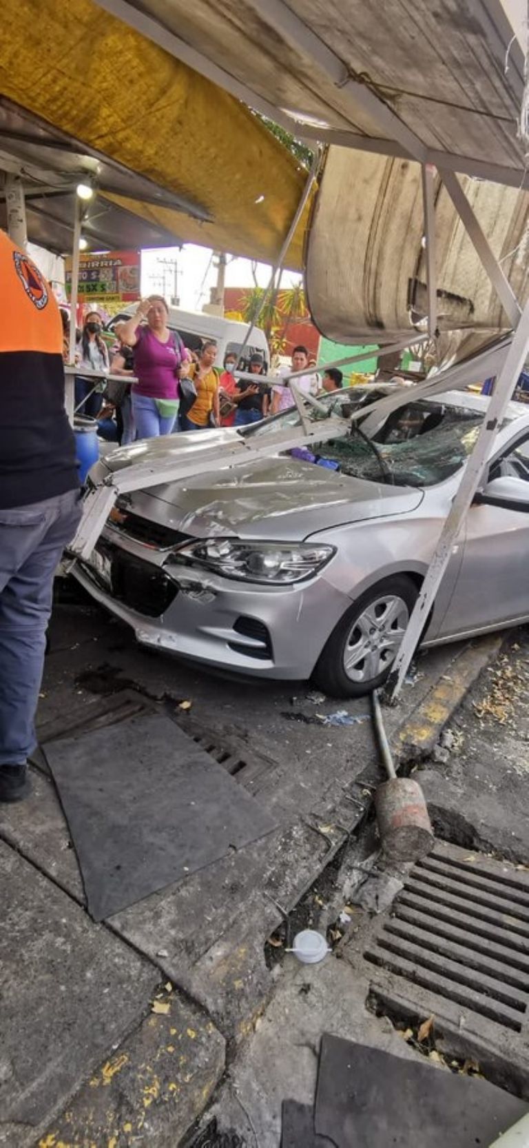 Atropellamiento masivo en Iztapalapa