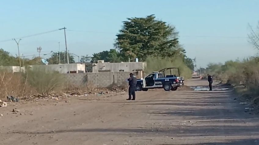 Mañana violenta en Ciudad Obregón: A tempranas horas, autoridades hallan cadáver masculino