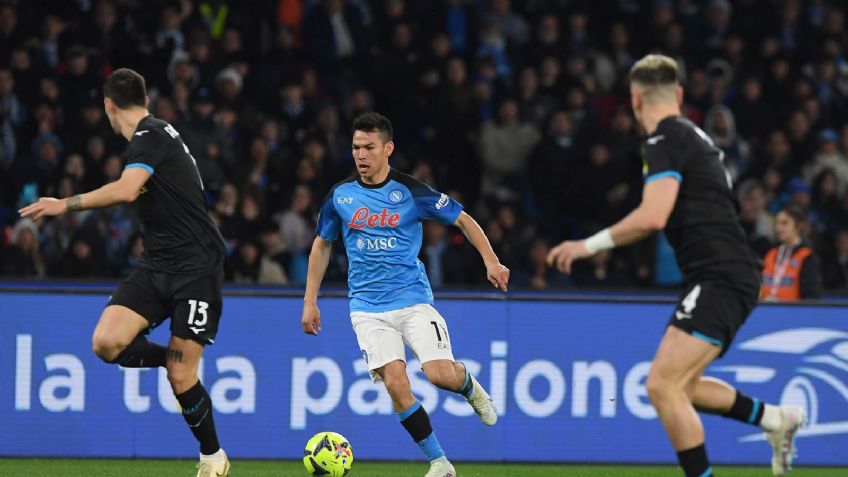 Presidente del Napoli habla sobre el futuro de 'Chucky' Lozano y Osimhen, ¿se van o se quedan?