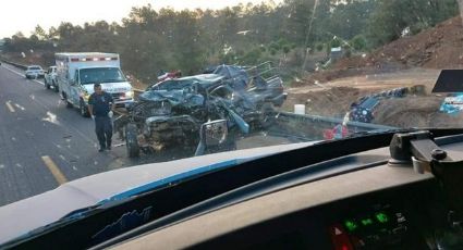 (VIDEO) Fuerte accidente en la autopista Siglo XXI: Carambola deja 16 lesionados y 2 personas sin vida