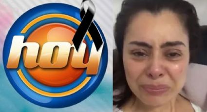 Tras 15 años retirada de Televisa y debut en TV Azteca, actriz aparece destrozada y de luto en 'Hoy'