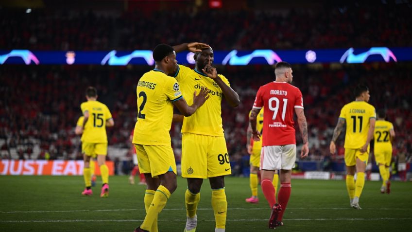 Inter de Milán rompe su mala racha y en Champions League se impone 2-0 al Benfica en Portugal