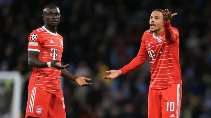¿Vestidor roto? En Alemania reportan que Sadio Mané habría golpeado a Leroy Sané tras derrota en CL