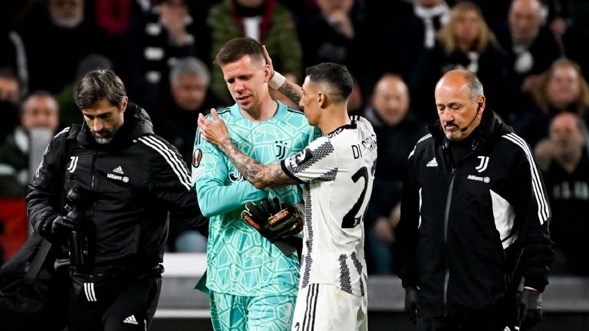 Wojciech Szczesny causó preocupación en la Juevntus al ser sustituido por un dolor en el pecho