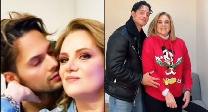¿Romance en Televisa? Emmanuel Palomares le da tremendo beso a Erika Buenfil y ella no lo oculta