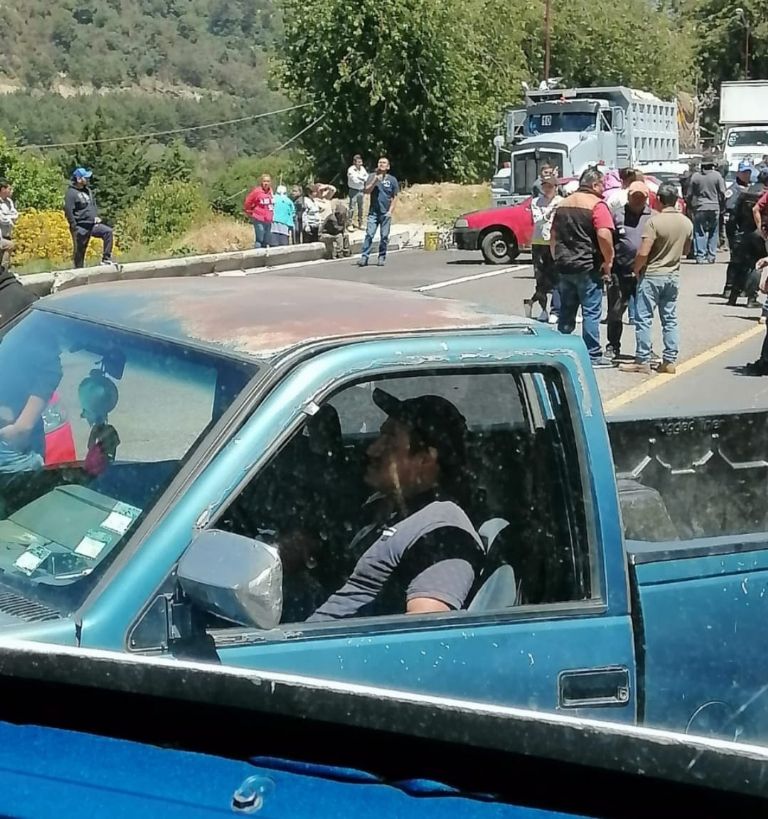 Bloqueo en la México-Toluca