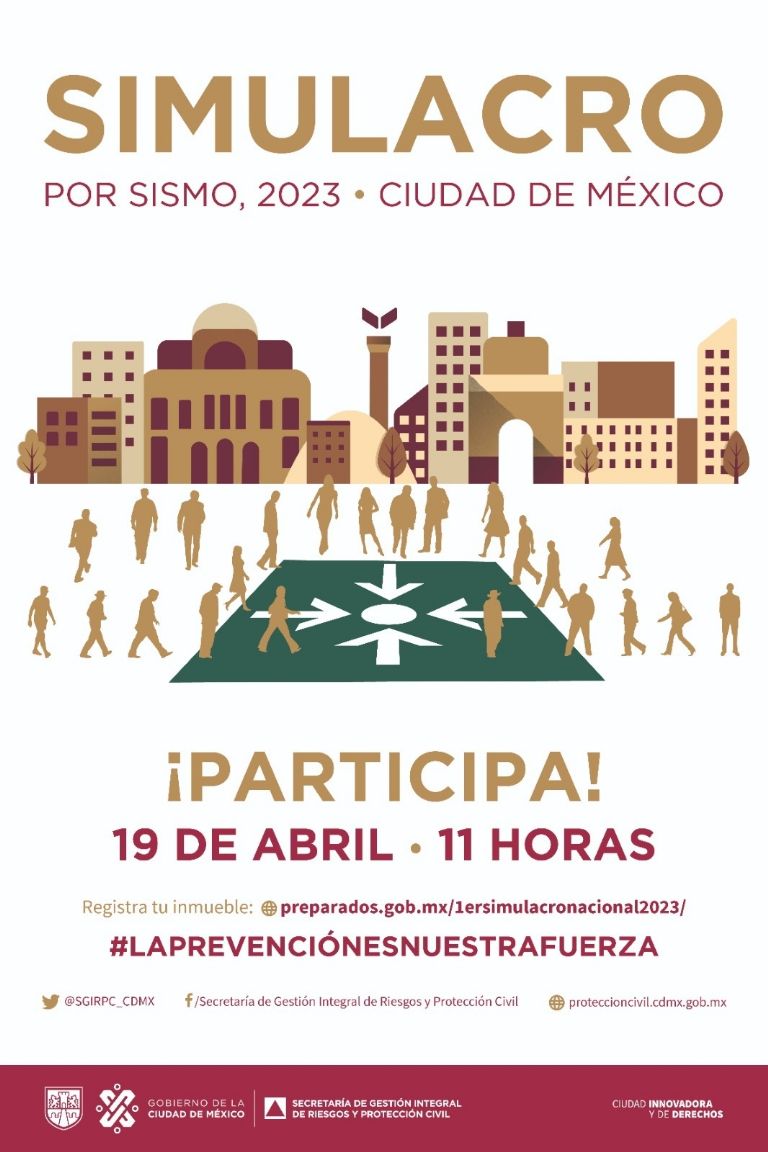 Simulacro en la CDMX