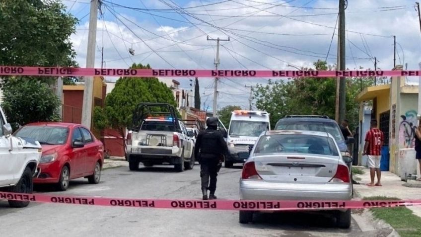 Balacera deja como saldo a un policía sin vida y un civil en Nuevo León; no hay detenidos