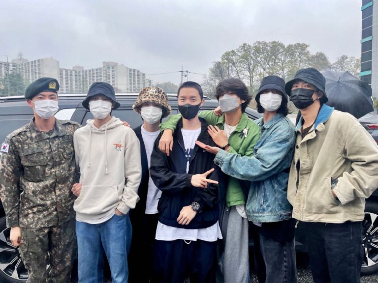 J-Hope inicia su servicio militar en Corea del Sur. Foto: Twitter