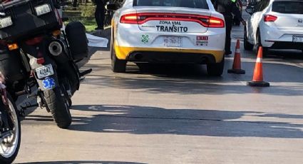 (FOTO) Fuerte accidente en CDMX: Motociclista muere tras choque frente al Palacio de los Deportes