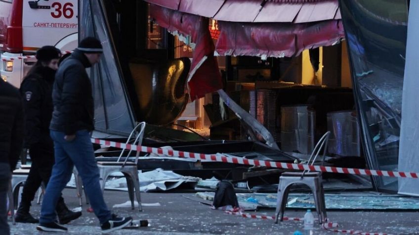Tragedia en el medio: Famoso muere tras explosión en una cafetería de Rusia; hablaba de la Guerra