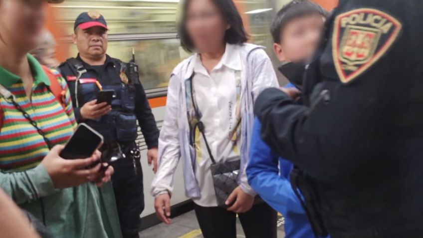 Horas de pánico pasó un niño de origen chino que se perdió en la estación Hidalgo del Metro, en CDMX