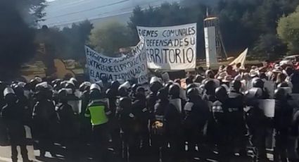VIDEO: Protesta se sale de control en la autopista México-Toluca y termina en enfrentamientos