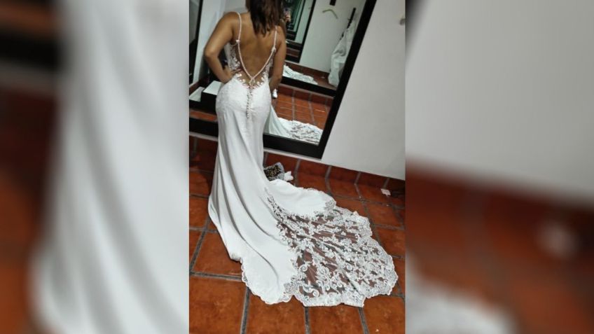 De no creerse: Ladrones rompen cristal de vehículo para robar un vestido de novia antes de boda en Edomex