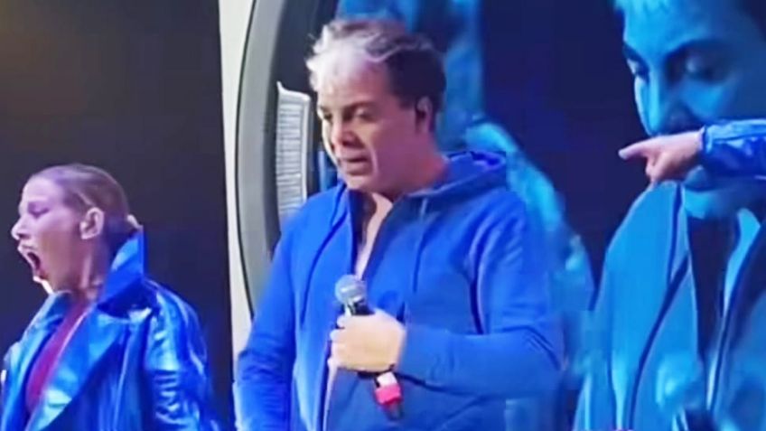 VIDEO: Cristian Castro sorprende al quedarse en ropa interior durante presentación de Miranda