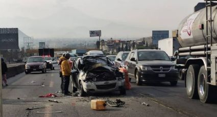 (FOTOS) Imágenes fuertes: Trágico accidente en la México-Puebla deja un muerto y tres heridos
