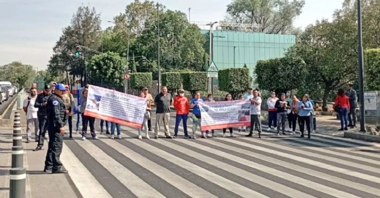 Protesta por Línea 3 del Cablebús