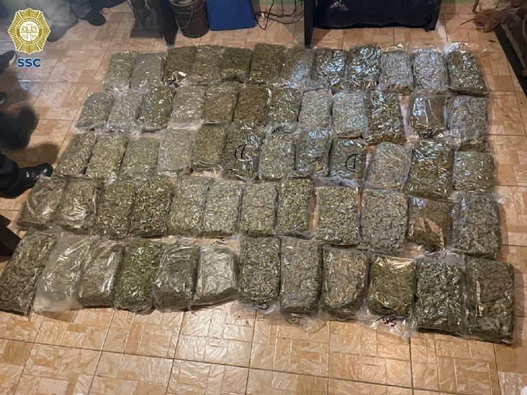 Decomiso de marihuana en CDMX