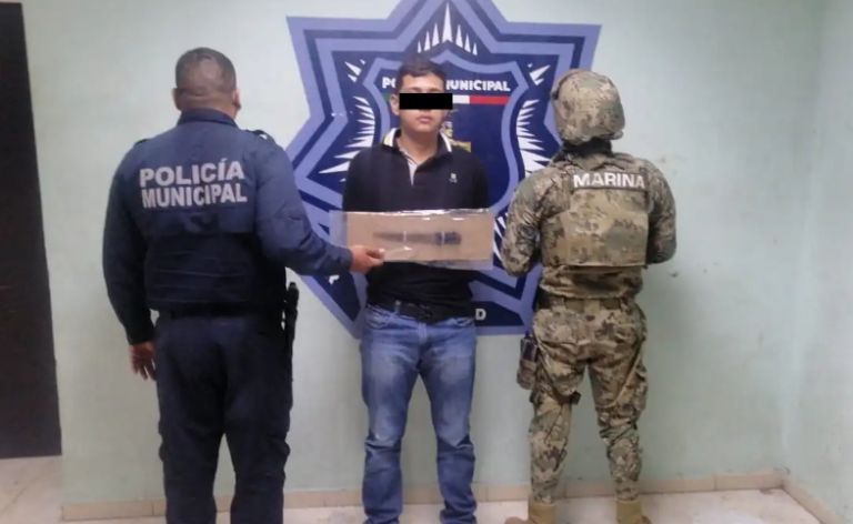 Detienen a presunto asaltante de Ciudad Obregón. Foto: Facebook