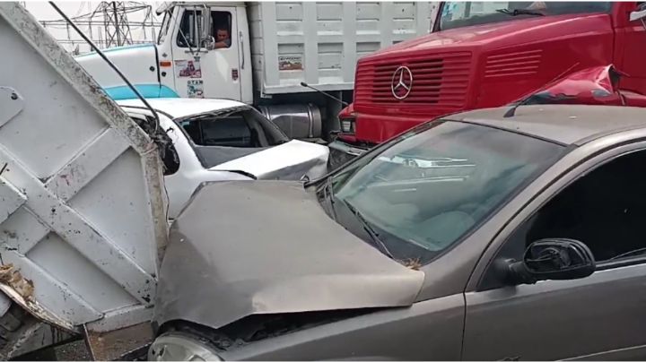 Fuerte accidente en Nezahualcóyotl deja al menos 4 heridos y provoca caos en el oriente de la CDMX