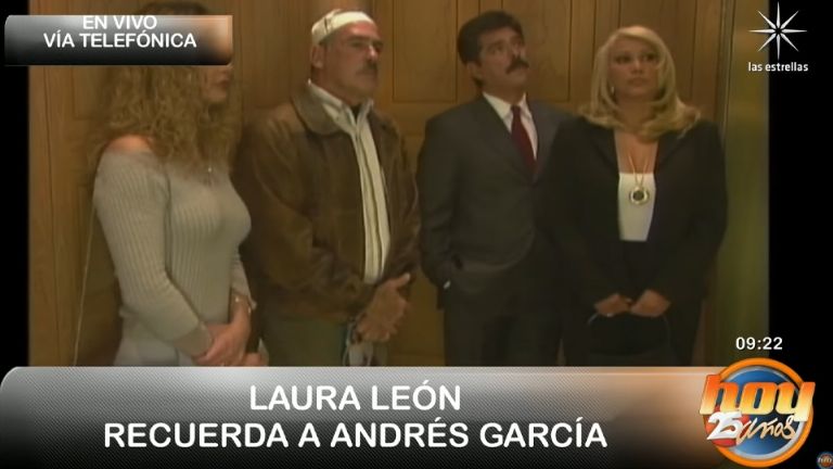 Laura también se despidió de Andrés