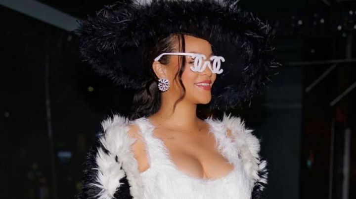 (FOTOS) ¡Espectacular! Rihanna adelanta su 'outfit' para el MET Gala; lujo y su 'babybump' protagonizan