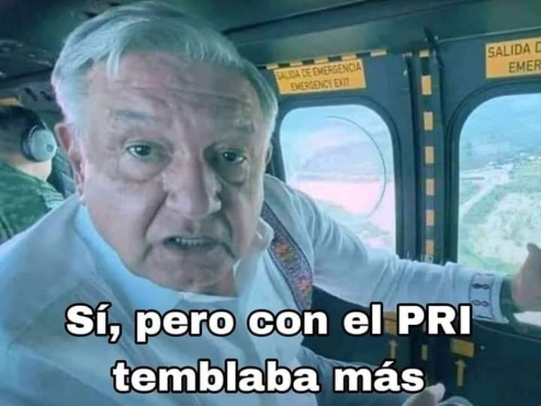 Memes por temblor en CDMX. Foto: Twitter