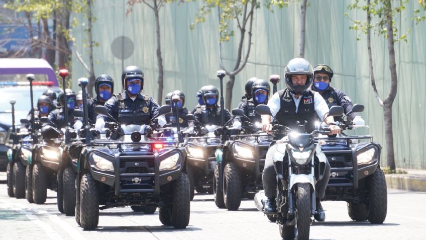 Con 14 nuevas patrullas el alcalde Mauricio Tabe 'blinda' a la Miguel Hidalgo ante la delincuencia