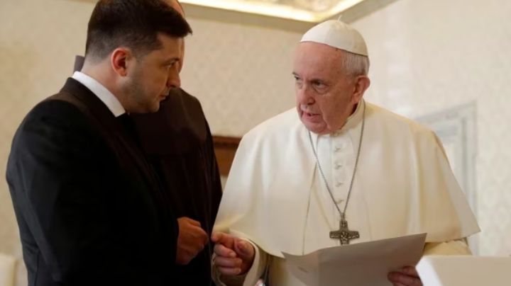 Tras desaire de un programa de TV, Zelenski  viajará a Italia para reunirse con el Papa Francisco