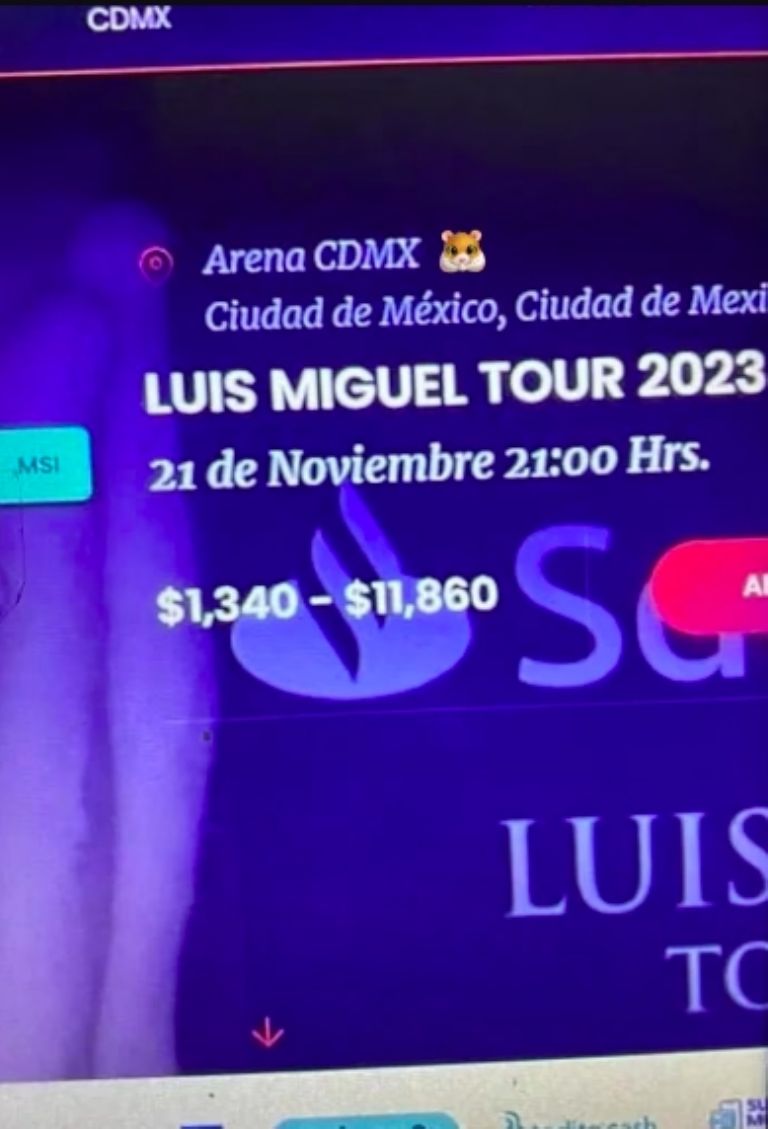 Preventa Luis Miguel 