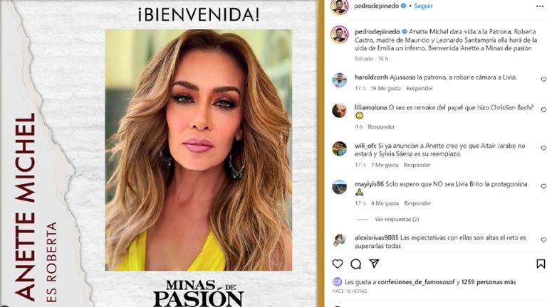 Anette será parte de Minas de Pasión