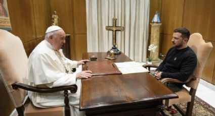 VIDEO: Volodimir Zelensky llega al Vaticano y le hace esta petición contra Rusia al Papa Francisco