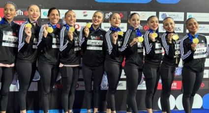 ¡México gana el oro! Tras vender trajes de baño, selección de Natación Artística triunfa en Mundial