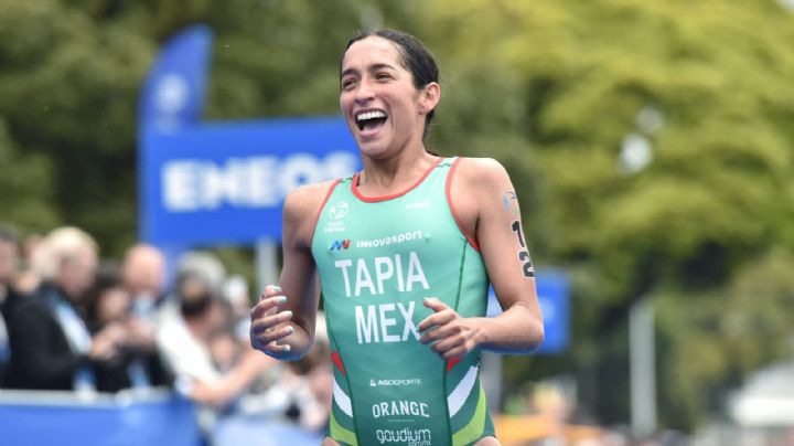 Rosa María Tapia se cuelga la plata en el Campeonato Mundial de Triatlón y hace historia para México