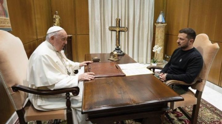 VIDEO: Volodimir Zelensky llega al Vaticano y le hace esta petición contra Rusia al Papa Francisco