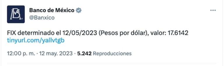 Precio del dólar 