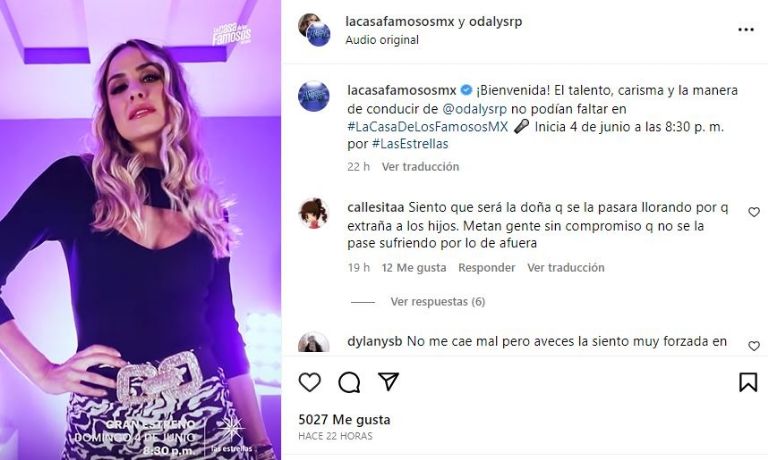 Odalys conducirá 'LCDLF México'