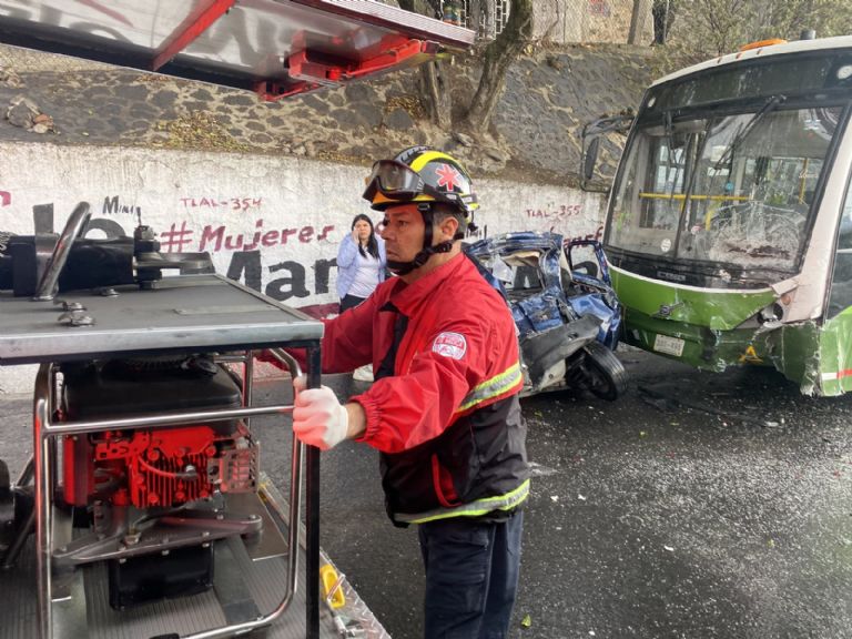 Accidente en la México-Cuernavaca